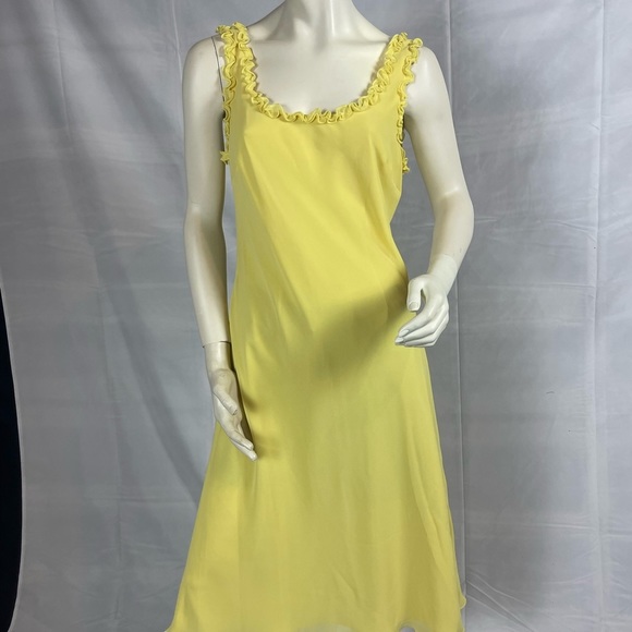 Liz Claiborne Yellow Ruffle Dress - Picture 2 of 7